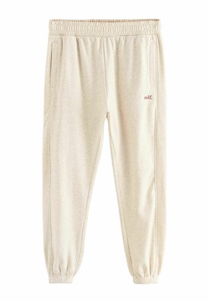 REGULAR FIT - CUFFED JOGGERS - Tepláky - oatmeal