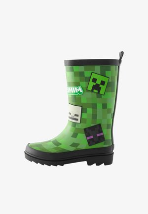 Next MINECRAFT PIXEL - REGULAR FIT - Holínky - green