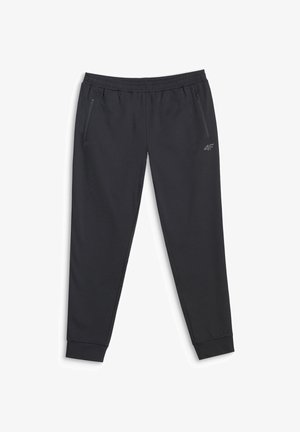 4F, 4F SPODNIE TRENINGOWE SZYBKOSCHNĄCE MĘSKIE - CZARNE 3XL - Trainingsbroek - deep black