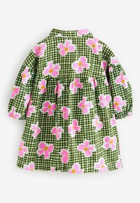 Next Skjortekjole - pink green bow print