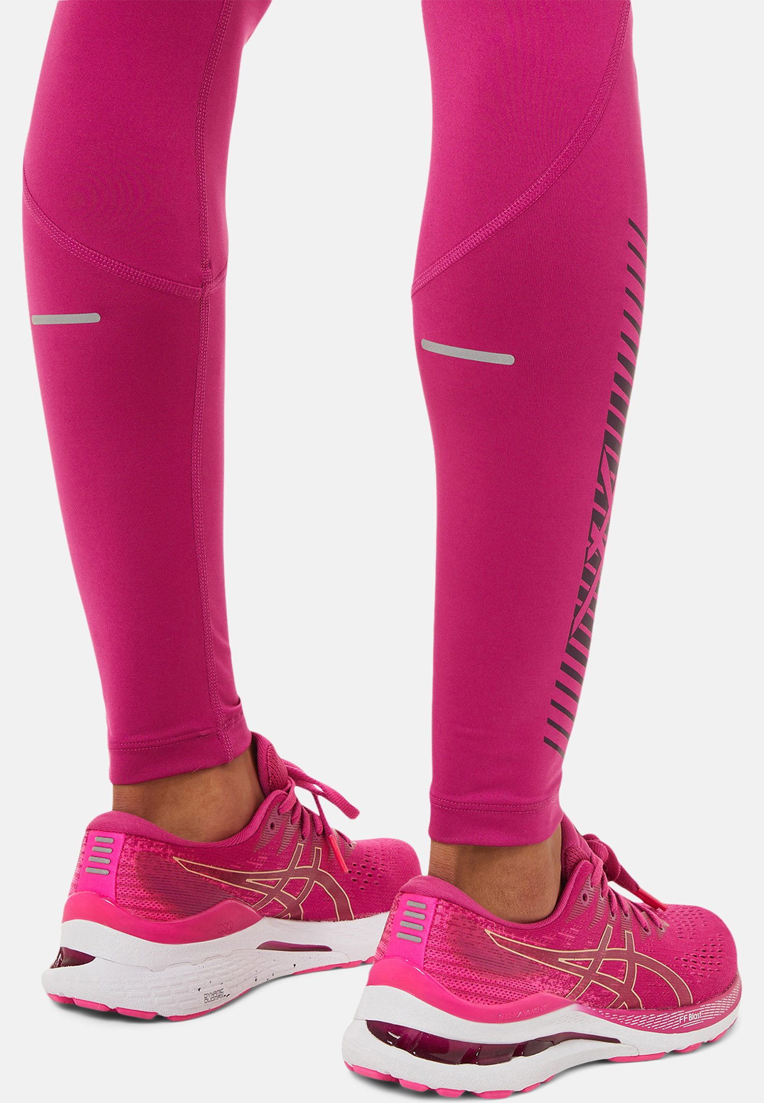 ASICS ICON TIGHT - Legging - fuchsia red deep plum/(rood)paars - Zalando.nl