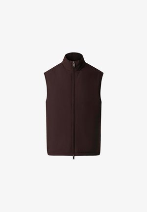 Hackett London Strukirani kaput - dark brown