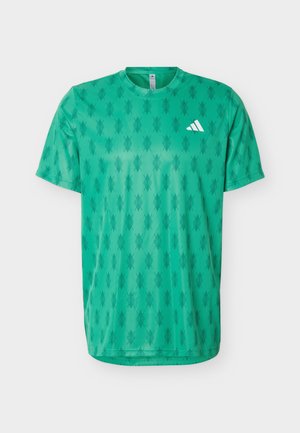 adidas Performance, CLUB TEE - Sports T-shirts - semi court green/collegiate green