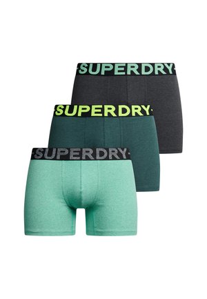 3ER PACK - LOGOBUND  - Trunks - raven black marl buck green marl fresh green marl