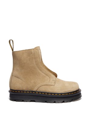 Dr. Martens ZEBZAG LACELESS - Lage laarzen - savannah tan