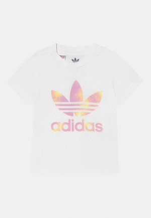 SET - Apdrukāts T-krekls - top white bottom bliss lilac f22/almost yellow f22