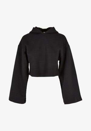 Urban Classics SHORT QUILTED - Kapuutsiga pusa - black