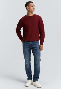 TOM TAILOR Maglione - samba red/navy twotone