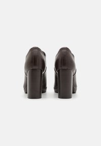 Anna Field Botine cu toc - dark brown