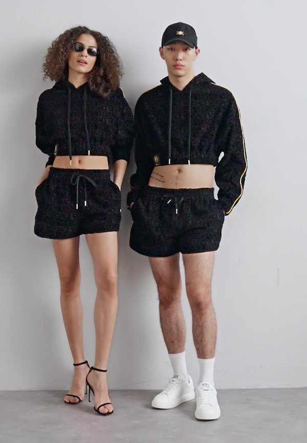 HEART BAROQUE GOTS UNISEX - Tracksuit bottoms2