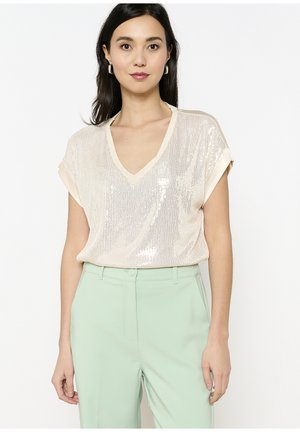 LolaLiza WITH SEQUINS - Palaidinė - vanilla white