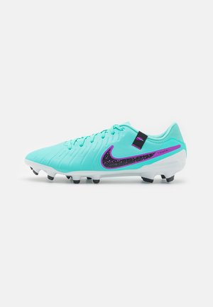 TIEMPO LEGEND 10 ACADEMY FG/MG - Botas de fútbol con tacos - hyper turquoise/black/fuchsia dream