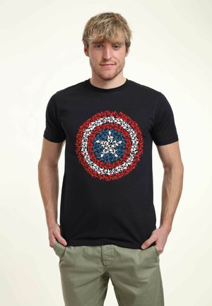Marvel AVENGERS CLASSIC MINI CAPS UNISEX - T-shirt z nadrukiem