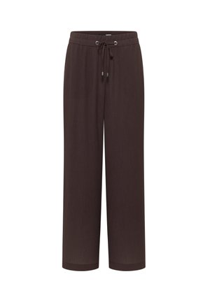 Cecil, HIGH WAIST STRAIGHT LEG HOSE IM LOOSE FIT - Pantalon classique - brown cacao