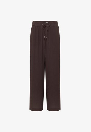 Cecil, HIGH WAIST STRAIGHT LEG HOSE IM LOOSE FIT - Stoffhose - brown cacao