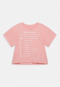 MM6 Maison Margiela MAGLIETTA UNISEX - Triko s potiskem - peach pink