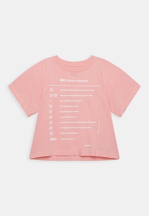 MM6 Maison Margiela MAGLIETTA UNISEX - T-Shirt print - peach pink