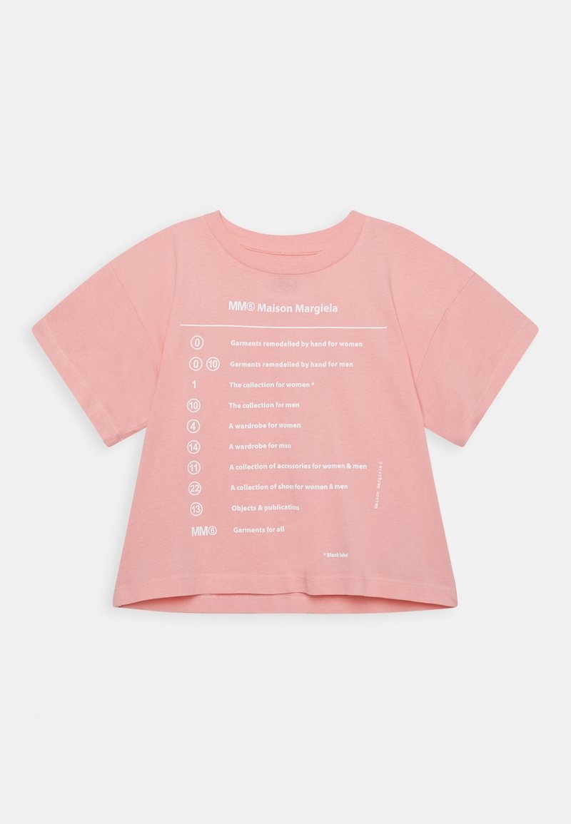 MM6 Maison Margiela MAGLIETTA UNISEX - Triko s potiskem - peach pink