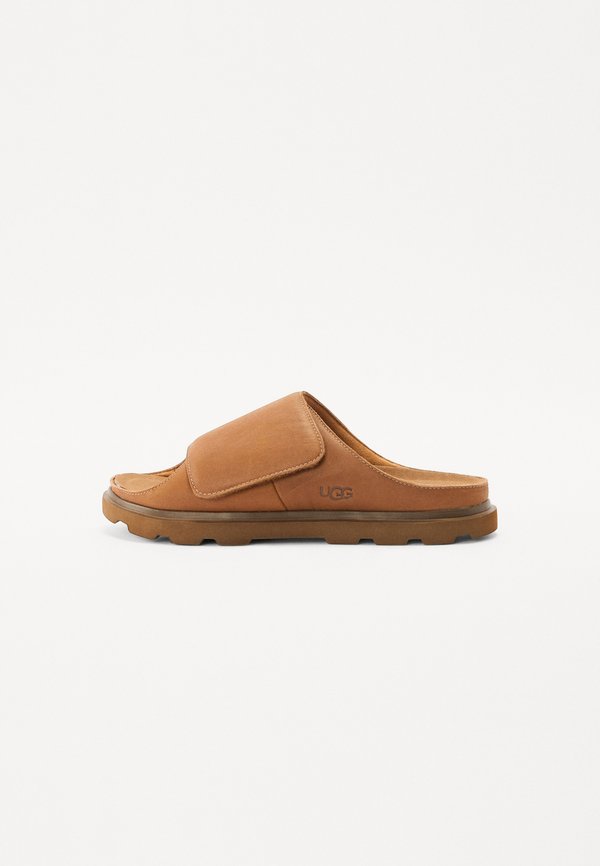 SOLANO SLIDE - Sandals - cognac