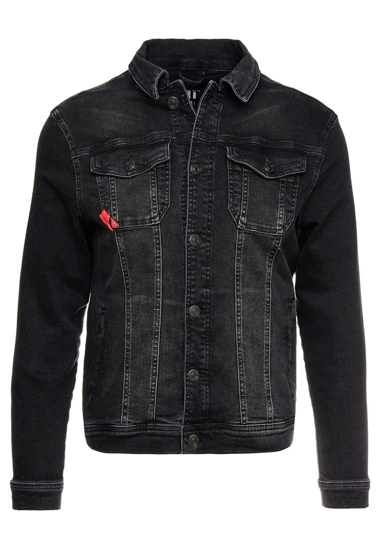 11 degrees black denim jacket
