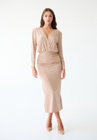 LEIMANN Vestito di maglina - beige