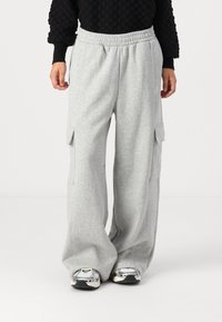 GAP Petite FRONT SEAM WIDE LEG PANT - Treningo apatinė dalis - light grey
