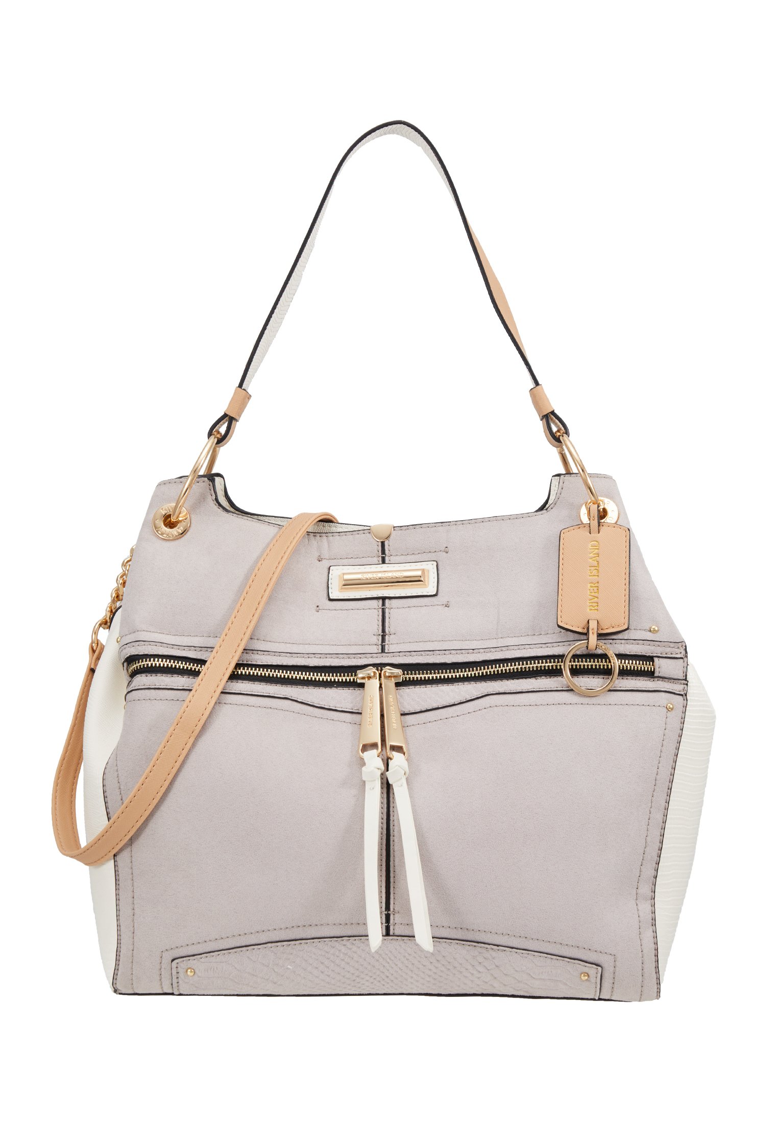 River Island Shoppingveske light grey Zalando.no River Island Håndveske light grey Zalando.no