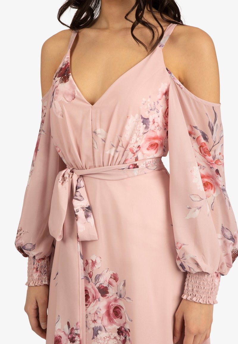 Damen Freizeitkleider | Apart Maxikleid dunkelrosa multicolor/pink - DE90130 Damen Freizeitkleider | Apart Maxikleid dunkelrosa multicolor/pink - DE90130
