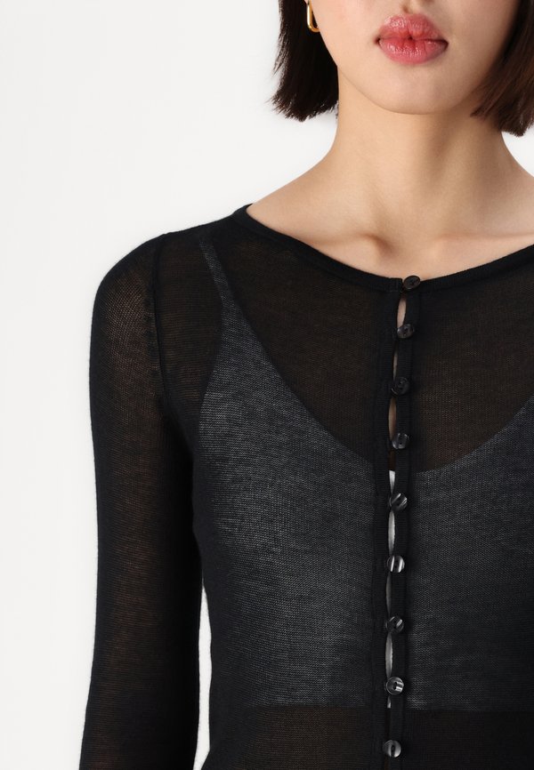 Sheer Slash Cardigan - Cardigan3