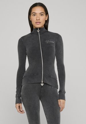 VINTAGE TIGHT - Sudadera con cremallera - black