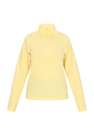 Pulover din fleece - hellgelb