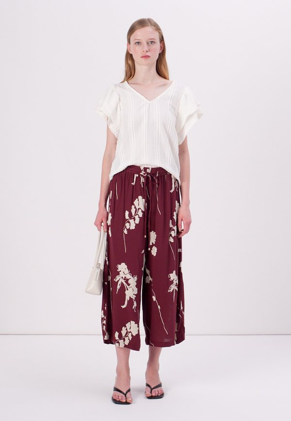 ONLCIKKA CULOTTE PANTS  - Trousers - tawny port4