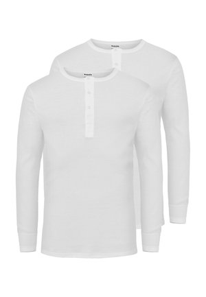 Build Your Brand - Camicia Biologica Maniche Lunghe Uomo - Cotone Bianco - Taglia L