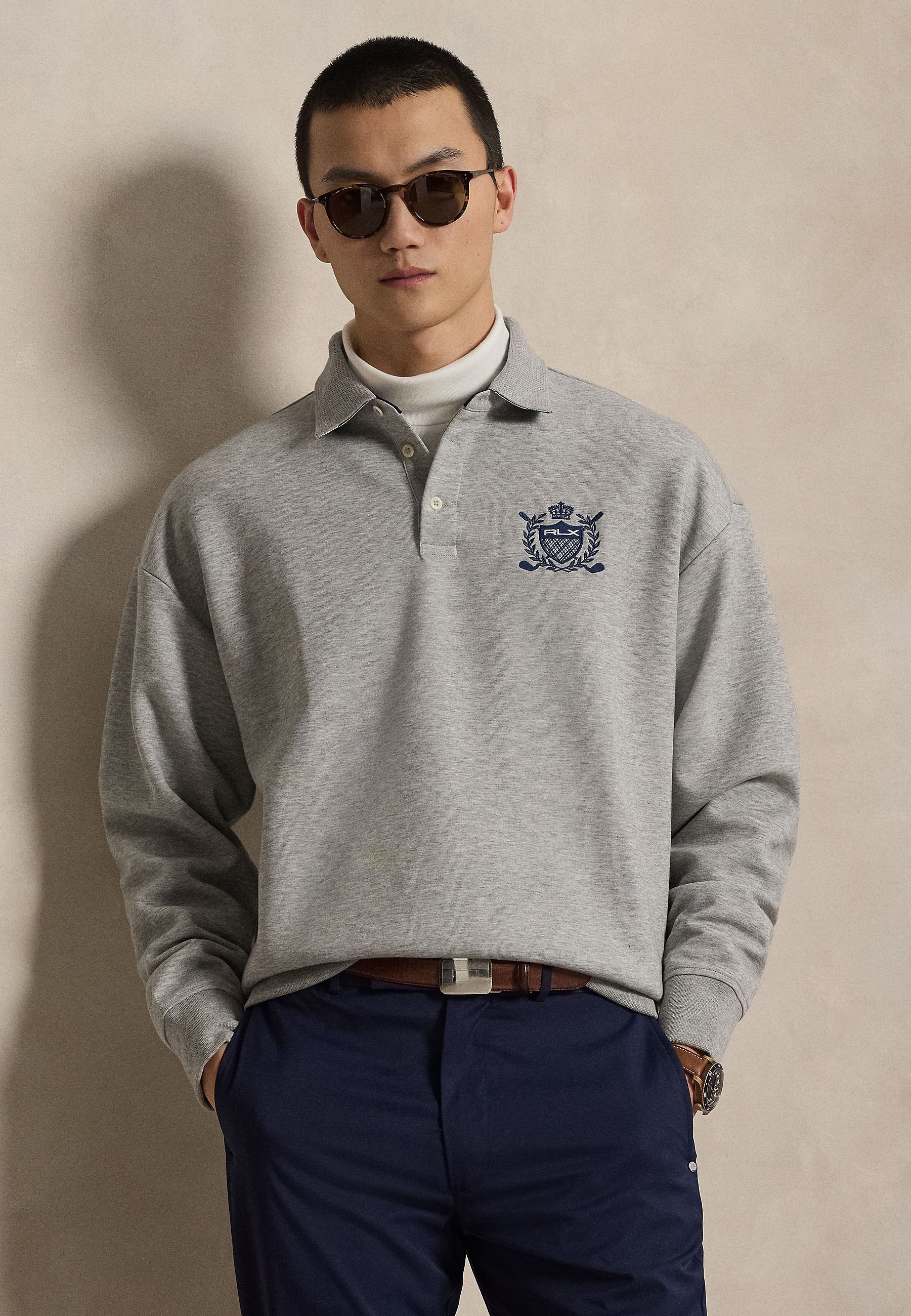 Polo Ralph Lauren RELAXED FIT CREST DOUBLE KNIT SWEATSHIRT