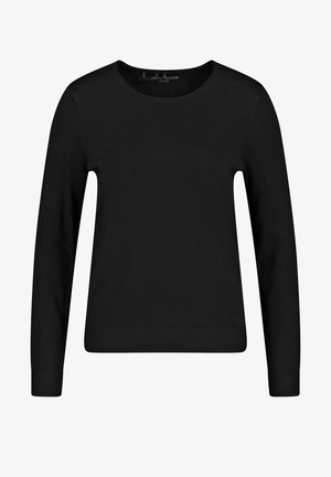 LANGARM RUNDHALS - Sweatshirt - schwarz