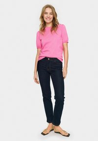 Saint Tropez MILASZ SS - Basic póló - pink cosmos melange