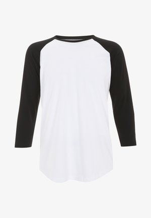 Henry Tiger CLASSIC 3/4 SLEEVE RAGLAN - Maglietta a manica lunga - white /black