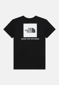 The North Face TEEN BOX REGULAR TEE UNISEX - Športne majice - black