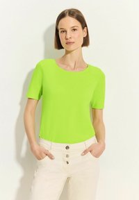 Cecil IN UNIFARBE - T-shirt basic - gelb