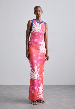 THEA DRESS - Maxi šaty - pink/orange/white