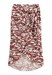 New Look SHELL PRINT TIE FRONT SARONG - Gonna lunga - brown pattern