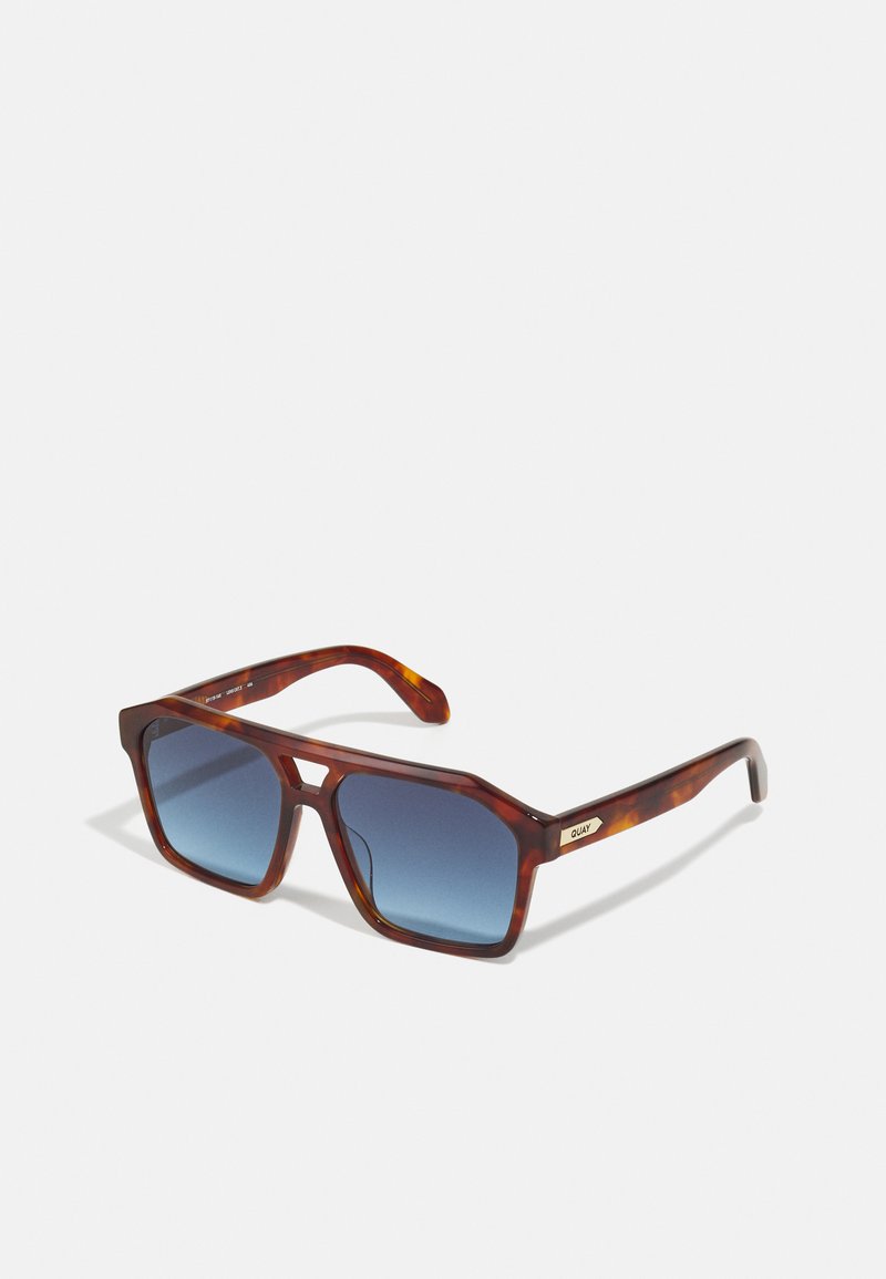 QUAY AUSTRALIA SOUNDCHECK UNISEX - Sunglasses - brown/navy to blue