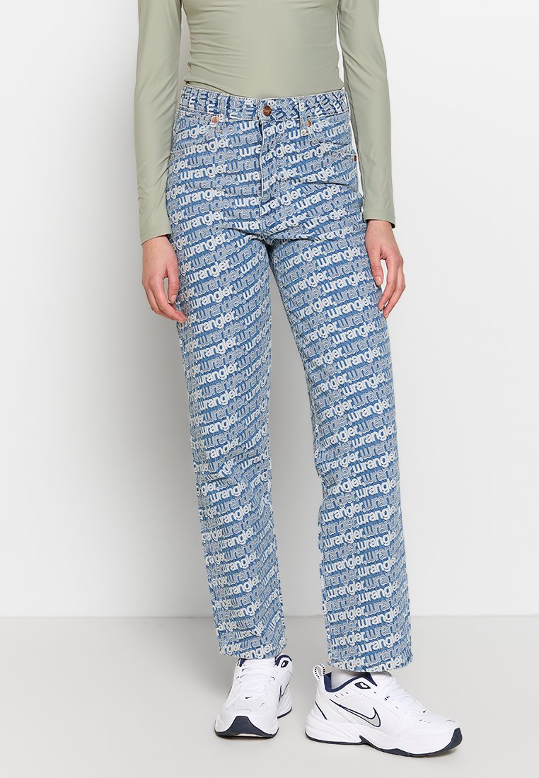 Wrangler Straight leg jeans lichtblauw