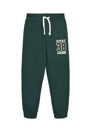 Terranova, PANTALONI TUTA LUNGHI CON STAMPA - Pantaloni sportivi - verde bottiglia