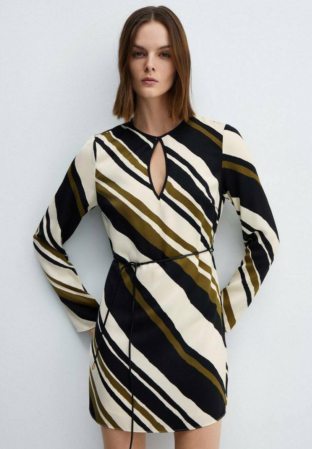 Robe Crayon Grise Mango Smart - Taille 14 - Neuf Avec étiquettes