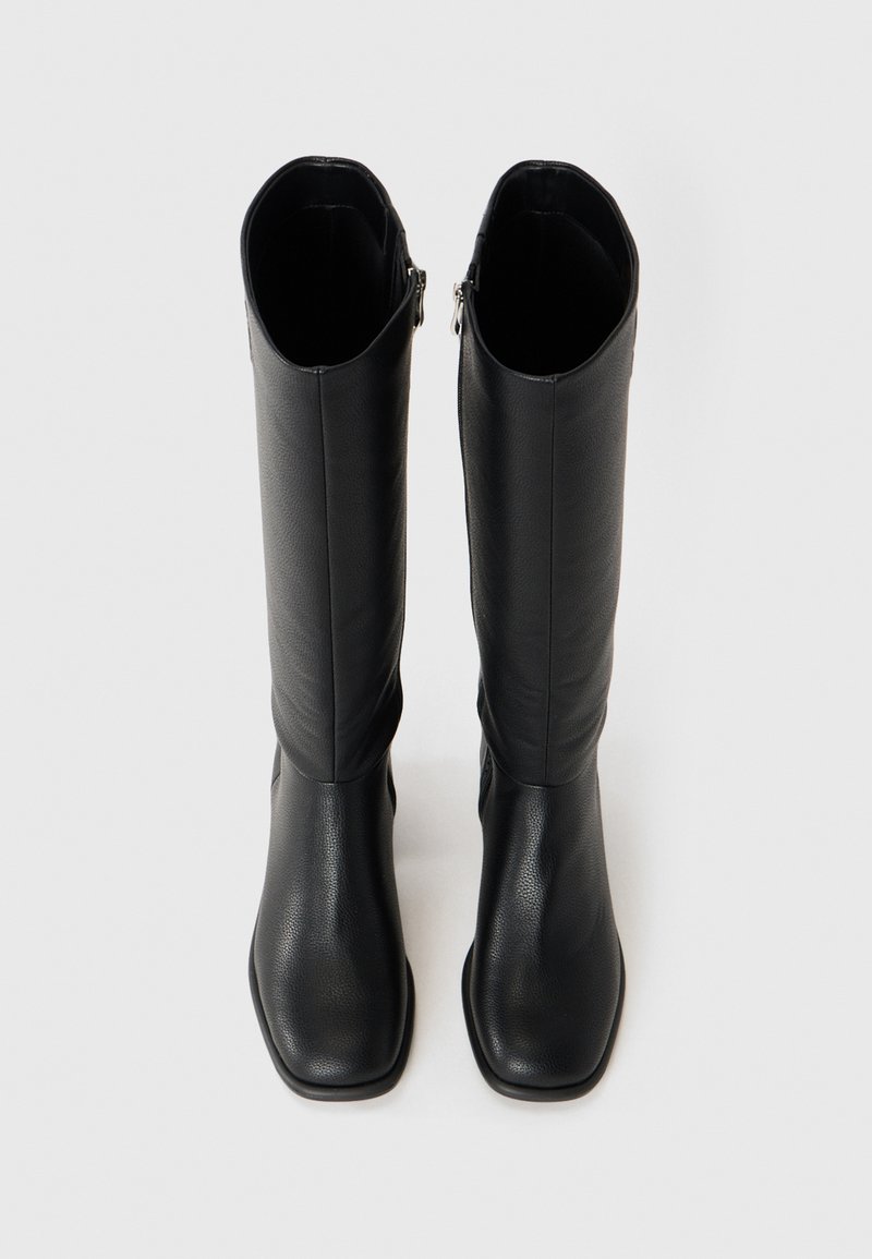 Bottes D'équitation Hautes DKNY En Cuir Pour Femme - Taille 7B US - Occasion - Style Fashion Knee High