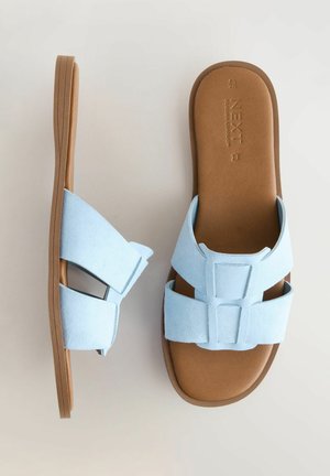 Next Pantoletai - new light blue suede