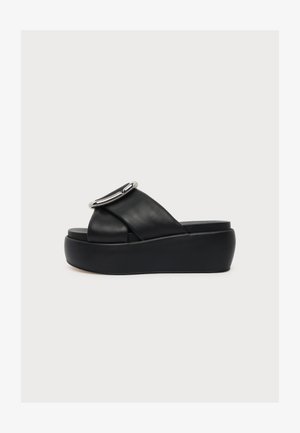 MARC JACOBS, Sandale cu platformă - black