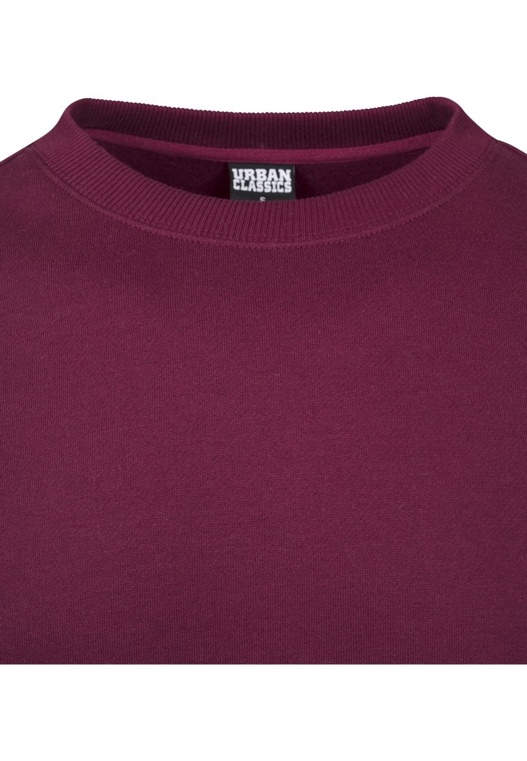 red crewneck sweatshirt