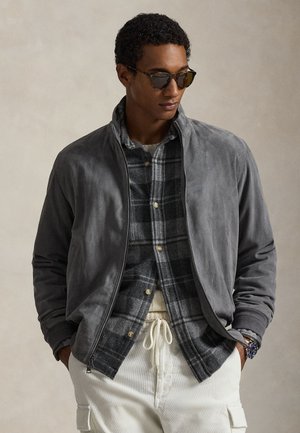 THE CHARLETON SUEDE JACKET - Bomber Jacket - grey